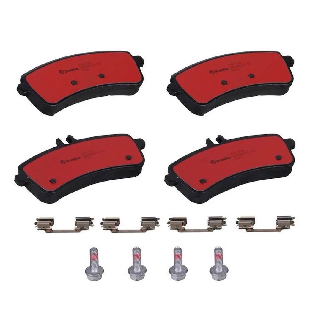 P50125N – BREMBO Brake Pad, FMSI Number D1681-8911 Ceramic Set Of 4 With Hardware/ Brake Caliper Screws